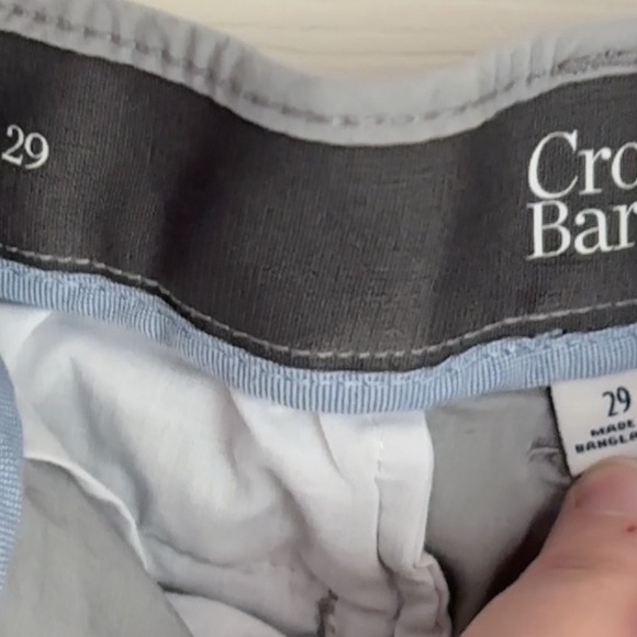 Mens Croft & Barrow Gray Cargo Shorts Size 29 Casual Outdoor Note! - Picture 7 of 16